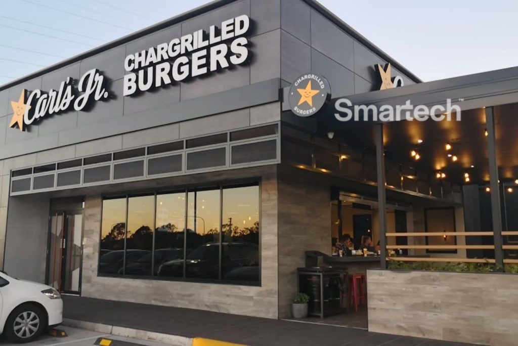 Smartech Carls Jr Servery Folding Window