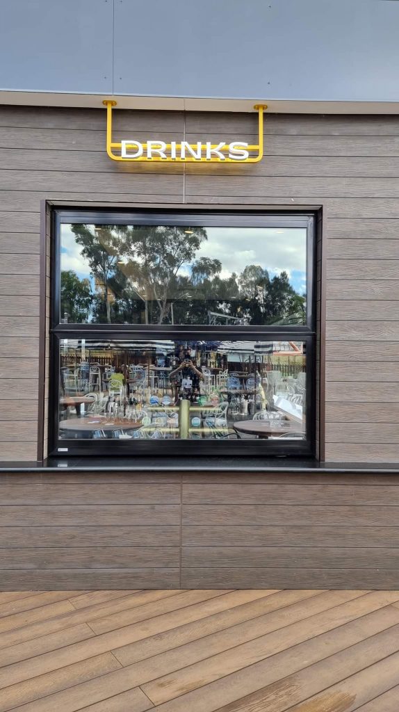 closed servery window